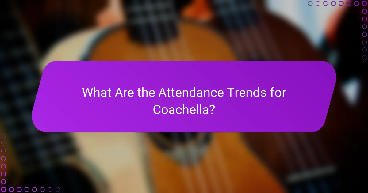 What Are the Attendance Trends for Coachella?